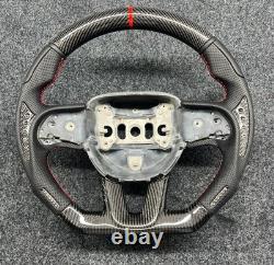Carbon Fiber Steering Wheel For Dodge Charger Challenger Durango HELLCAT SRT