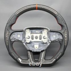 Carbon Fiber Steering Wheel For Dodge Charger Challenger Durango HELLCAT SRT