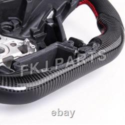 Carbon Fiber Steering Wheel For Ford F-150 Raptor 2015-19 With CF Trim