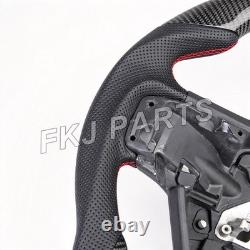 Carbon Fiber Steering Wheel For Ford F-150 Raptor 2015-19 With CF Trim