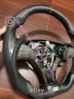 Carbon Fiber Steering Wheel For Lexus Es350 2007-2011years+buttons/red