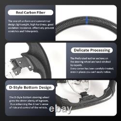 Carbon Fiber Steering Wheel For Lexus IS250 IS300 IS350 2006-2012 Blue Line