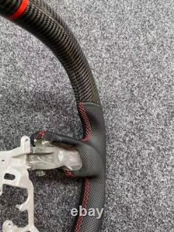 Carbon Fiber Steering Wheel For Toyota Tacoma 4Runner Tundra Prado LC150 2010+