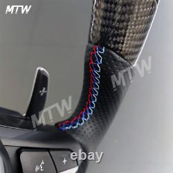 Carbon Fiber Steering Wheel LED for BMW F30 F32 F36 F21 F22 F87 F80 F82 M2 M3 M4