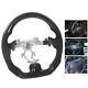 Carbon Fiber Steering Wheel Perforated Leather Balck Stitching For G37