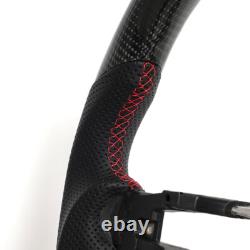 Carbon Fiber Steering Wheel Perforated Leather For Honda 11th Civic FL 2022-2025
