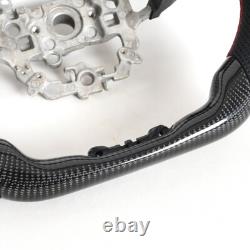 Carbon Fiber Steering Wheel Perforated Leather For Honda 11th Civic FL 2022-2025