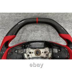 Carbon Fiber Steering Wheel TYPE-R FK8 Fit For HONDA CIVIC 2016-2021