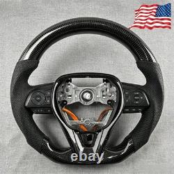 Carbon Fiber Steering Wheel With Button for Toyota Camry Rav4 Corolla 2018