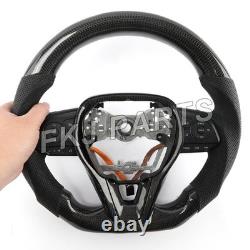 Carbon Fiber Steering Wheel With Button for Toyota Camry Rav4 Corolla 2018