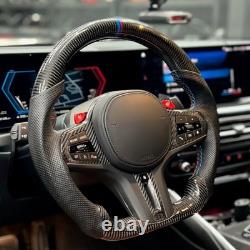 Carbon Fiber Steering Wheel for BMW G30 G38 G02 G05 G06 G07 F90 M8 with Heated