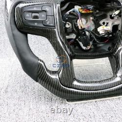 Carbon Fiber Steering Wheel for Chevrolet Tahoe Suburban Silverado 1500 19-24