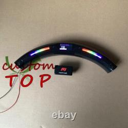 Carbon Steering Wheel Accessories F1 Racing LED display On the Top with the OBD