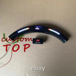 Carbon Steering Wheel Accessories F1 Racing LED display On the Top with the OBD