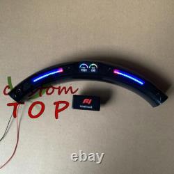 Carbon Steering Wheel Accessories F1 Racing LED display On the Top with the OBD