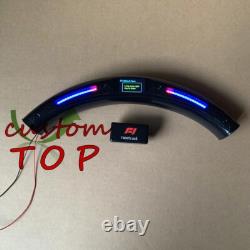 Carbon Steering Wheel Accessories F1 Racing LED display On the Top with the OBD