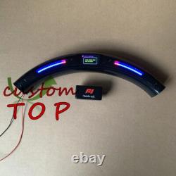 Carbon Steering Wheel Accessories F1 Racing LED display On the Top with the OBD