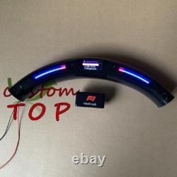 Carbon Steering Wheel Accessories F1 Racing LED display On the Top with the OBD