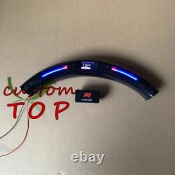 Carbon Steering Wheel Accessories F1 Racing LED display On the Top with the OBD