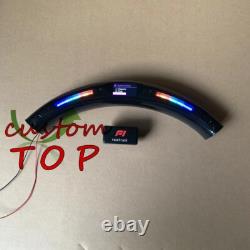 Carbon Steering Wheel Accessories F1 Racing LED display On the Top with the OBD
