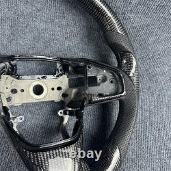 Carbon fiber black steering wheel for 2016 2017 2018 2019 2020 2021 honda civic