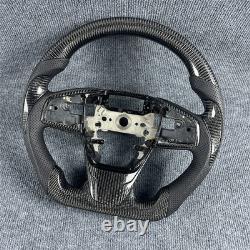 Carbon fiber black steering wheel for 2016 2017 2018 2019 2020 2021 honda civic