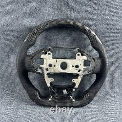 Carbon fiber black steering wheel for 2016 2017 2018 2019 2020 2021 honda civic