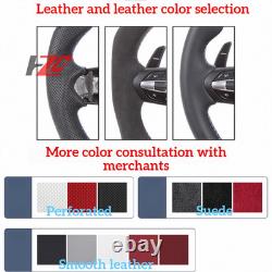 Carbon fiber sport steering wheel for 2022-2024 BMW perforated leather replace