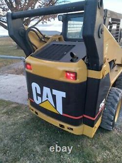 Caterpillar 252 Skid Steer New Wheels 84 In Bucket Seat more new parts service