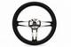 Chevy C10 C/k Pick Up Truck 14 Black & Billet Steering Wheel With Chevy Horn