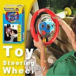 Children Kids Electronic Backseat Driver Car Seat Steering Wheel Toys Game Kids