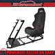 Cloth All Black Cockpit Racing Simulator Steering Wheel Stand Fits Ps4 Xbox One