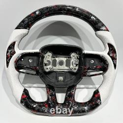 Custom Forged Carbon Fiber Steering Wheel for Dodge Challenger Durango 2015-2024