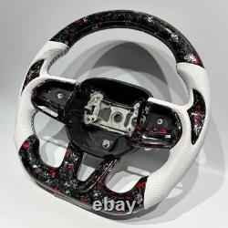Custom Forged Carbon Fiber Steering Wheel for Dodge Challenger Durango 2015-2024