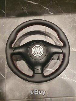 Custom VW golf mk4 gti r32 steering wheel leather gt gtd seat skoda