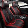 Deluxe Car Seat Covers Red And Steering Wheel Sets Cushion Protector Full Set