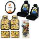 Despicable Me Minions Floor Mats Seat Covers Steering Wheel Cover Air Freshener