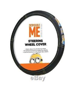 Despicable Me MINIONS Floor Mats Seat Covers Steering Wheel Cover Air Freshener