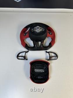Dodge Charger Challenger Chrysler 300 Forged Carbon Fiber Steering Wheel (red)