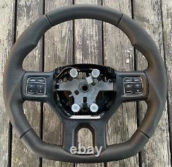 Dodge Ram 1500 2500 3500 Custom steering Wheel flat Bottom 2011- 2018