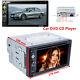 Double 2din 6.2 Car Stereo Dvd Cd Player Fm Radio Aux Withsteering Wheel Control