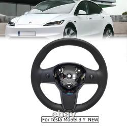 Driver Heated Leather Steering Wheel 1490214-00-B Fit for Tesla Model 3 Y NEW
