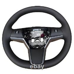 Driver Heated Leather Steering Wheel 1490214-00-B Fit for Tesla Model 3 Y NEW