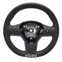 Driver Heated Leather Steering Wheel 1490214-00-B Fit for Tesla Model 3 Y NEW