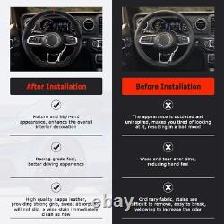Dry Carbon Fiber Heated Steering Wheel For Jeep Wrangler JL/JT withHeated 18-23