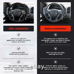 Dry Carbon Fiber Steering Wheel For Ford F150 Raptor 2015-2020 withHeated D-Type