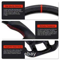 Dry Carbon Fiber Steering Wheel For Ford F150 Raptor 2015-2020 withHeated D-Type