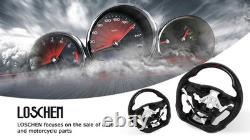 Dry Carbon Fiber Steering Wheel For Ford F150 Raptor 2015-2020 withHeated D-Type