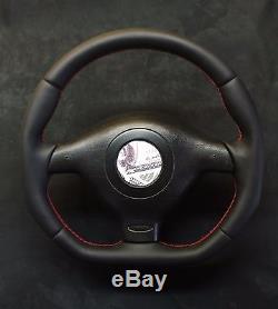 FLAT BOTTOM Steering Wheel VW GOLF MK4 BORA PASSAT SEAT LEON SKODA OCTAVIA