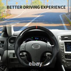 Fit Lexus IS250 Steering Wheel Hydro Dip Carbon Fiber IS F IS350 2006-2012